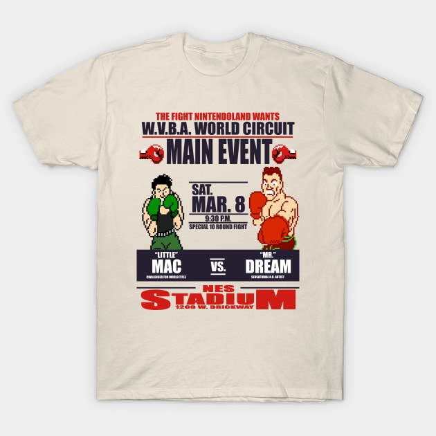 Punch Out!!! Fight Night T-Shirt by mattographer